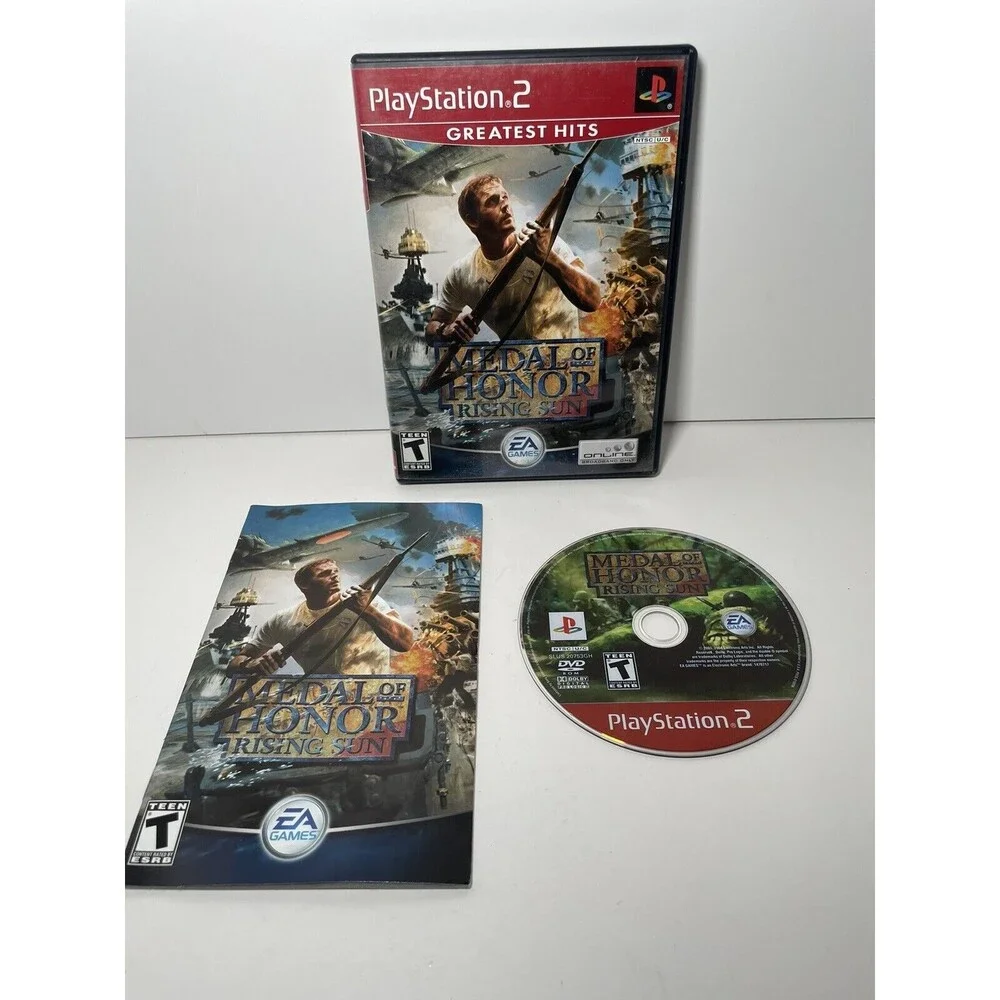 Medal of Honor: Rising Sun (PlayStation 2, 2003) PS2 Tested